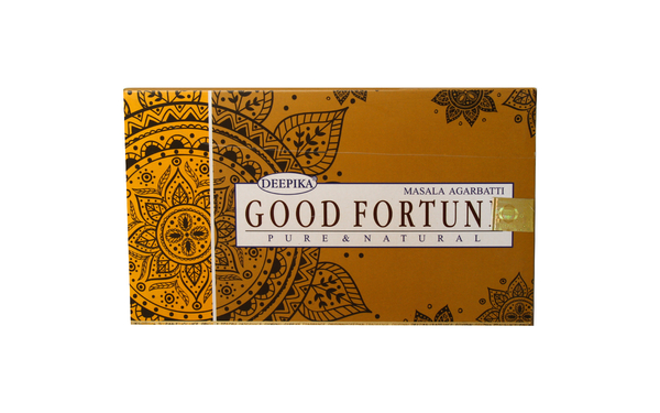 Благовоние пыльцовое Good Fortune-Везение, (Deepika), 15 гр, 12 уп./коробке, Индия, (Б-03-10)