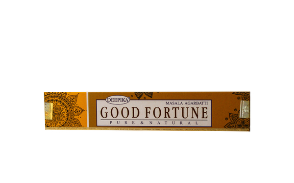 Благовоние пыльцовое Good Fortune-Везение, (Deepika), 15 гр, 12 уп./коробке, Индия, (Б-03-10)