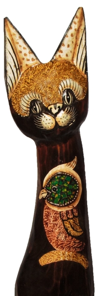 Кот коричневый с птицей на груди ( к-925, к-926, к-927)