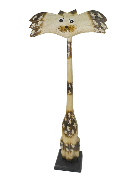 Кот с длинной шеей и широкой мордочкой, 3 цвета (к-149)