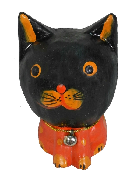 Котик с колокольчиком, 4 цвета (кн-204)