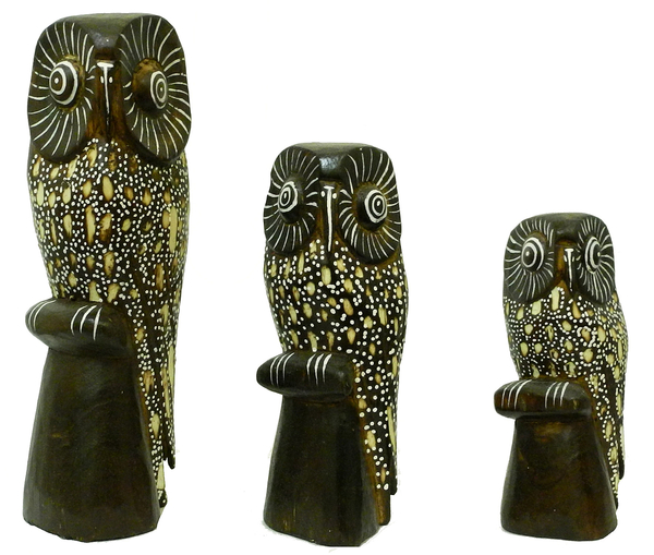Набор сов на пне (с-197, с-198, с-199)