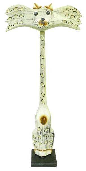 Кот с длинной шеей и широкой мордочкой, 3 цвета (к-149)