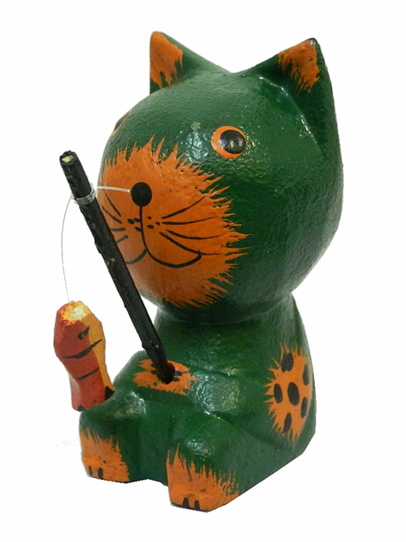 Кот-рыбак маленький, 4 цвета (кр-42)