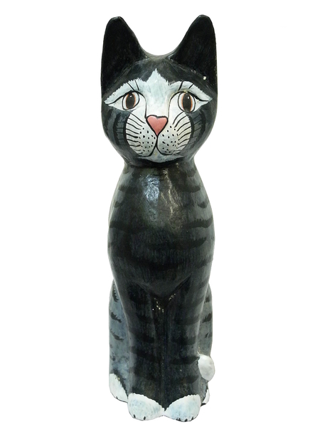 Кот смотрит перед собой, 4 цвета (к-642)