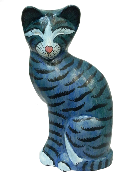 Кот смотрит вниз, 4 цвета (к-644)