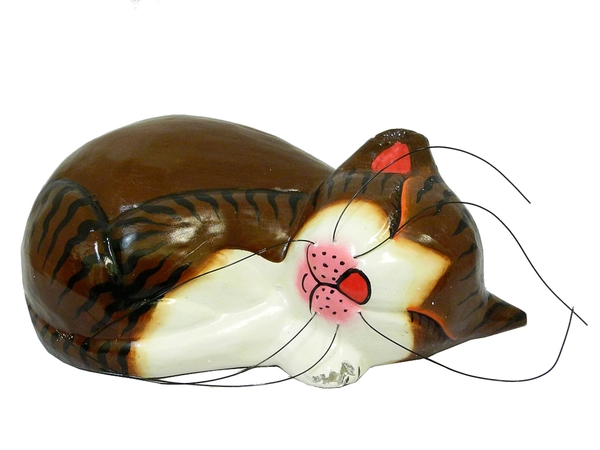 Кот свернулся клубком, 3 цвета (к-63)
