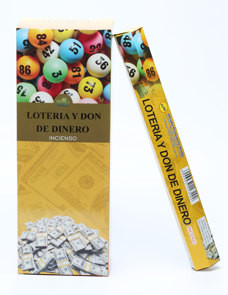 Благовония на угольной основе Neem "LOTERIA Y DON DE DINERO" (б-24-169)