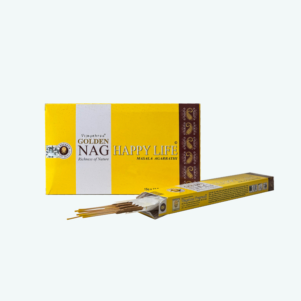 Благовония на пыльцевой основе Vijashree "Nag Happy Life " (б-31-32)