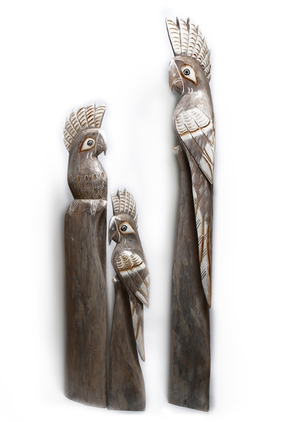 Попугаи семья, 2 цвета (пт-174-175-176)