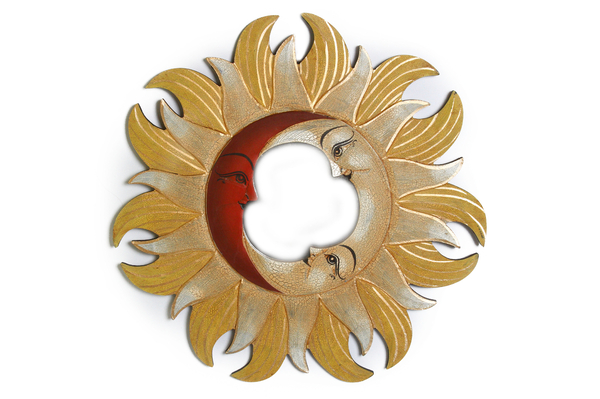 Солнышко-зеркало, (Индонезия), d-40 см, 4 цвета (си-242а)