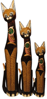 Кот коричневый с птицей на груди ( к-925, к-926, к-927)